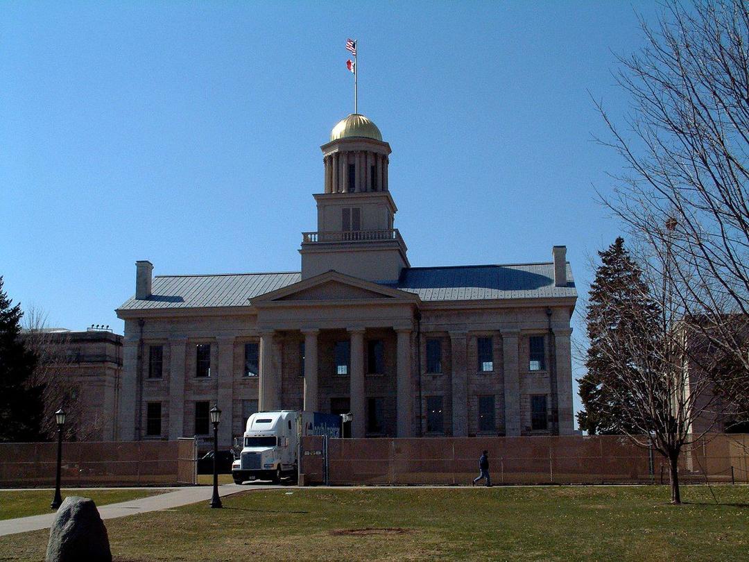 Iowa Old Capitol Building SVL